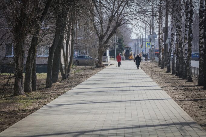 В Рыбинске отремонтируют тротуары
