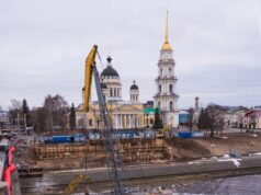 На рыбинском мосту проходит важный этап строительства