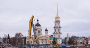 На рыбинском мосту проходит важный этап строительства