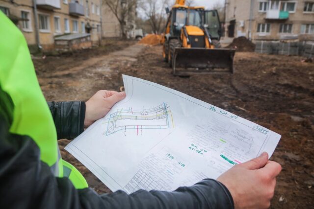 В Рыбинске приступили к ремонту дворов