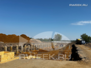 В Рыбинске продолжается строительство ледового корта