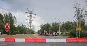 На улице Гагарина в Рыбинске перекладывают ливневую канализацию