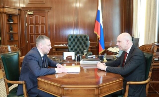 Михаил Евраев обсудил строительство третьего моста через Волгу с министром финансов России