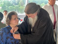 Валентина Терешкова получила золотую медаль Югской иконы Божией Матери