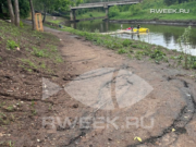 В администрации Рыбинска рассказали о восстановлении размытой дорожки на Бульварной