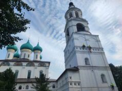 В Ярославле начались работы по подсветке Толгского монастыря