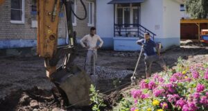 В Рыбинске ремонтируют территории детских садов