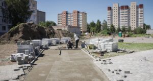 Работы в сквере на Баме закончат в августе