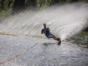 В Рыбинске проходят соревнования по воднолыжному спорту