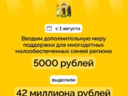 Многодетные семьи получат выплаты на школьную форму