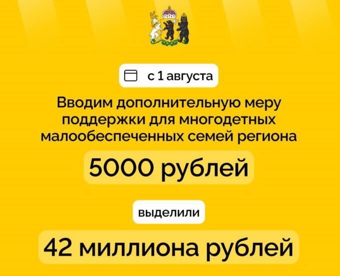 Многодетные семьи получат выплаты на школьную форму