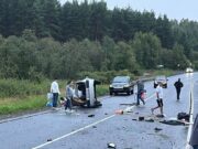 Под Рыбинском перевернулся ВАЗ