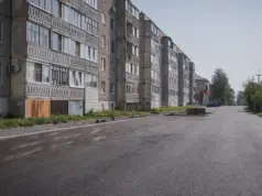 На улице Алябьева в Рыбинске укладывают второй слой асфальта