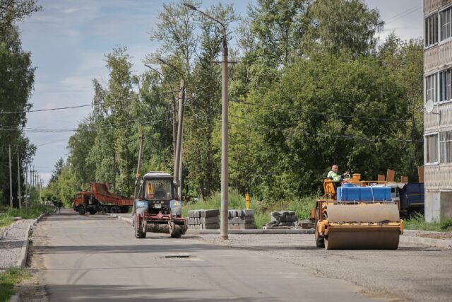 На улицу Алябьева в Рыбинске вышел подрядчик