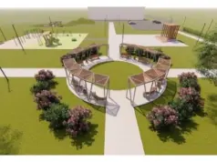 В поселке Ермаково приступили к строительству парка культуры и отдыха