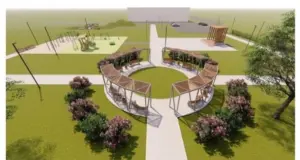 В поселке Ермаково приступили к строительству парка культуры и отдыха