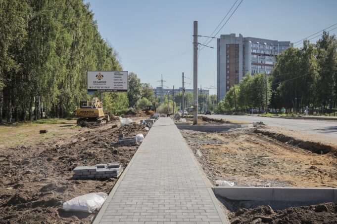 В Рыбинске выполнена основная часть подготовительных работ в рамках ремонта улицы Ворошилова