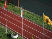 У школы №5 после ремонта открыли обновленную спортивную площадку