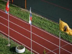 У школы №5 после ремонта открыли обновленную спортивную площадку