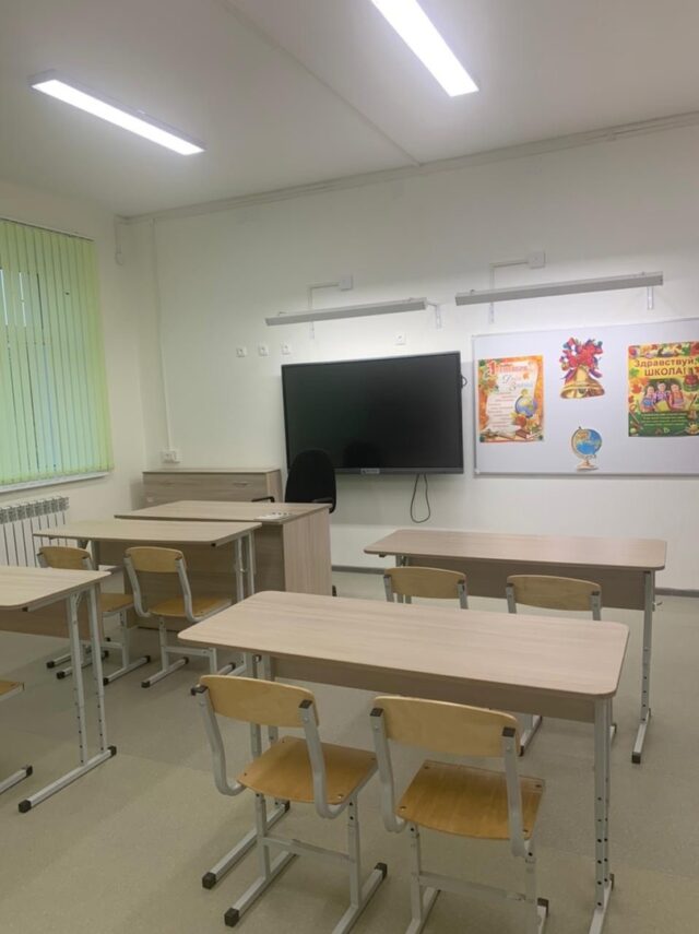 Новая школа в селе Погорелка приняла первых учеников