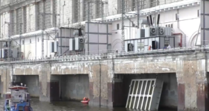 На Рыбинской ГЭС заменили ремонтные затворы