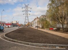 Дорогу на улице Гагарина должны открыть для транспорта в ноябре