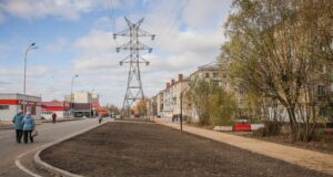 Дорогу на улице Гагарина должны открыть для транспорта в ноябре