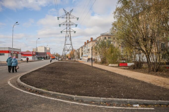 Дорогу на улице Гагарина должны открыть для транспорта в ноябре