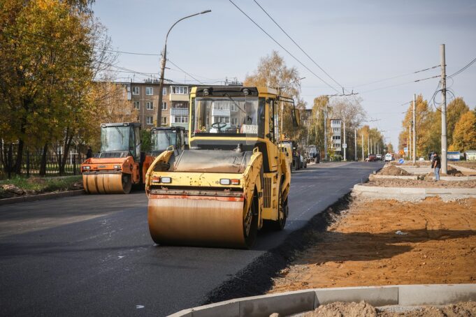 Ремонт дорог в Рыбинске: выполнено 85% работ