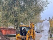 В Рыбинске приступили к благоустройству сквера у завода полимеров