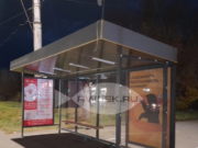 В Рыбинске устанавливают новые остановочные павильоны