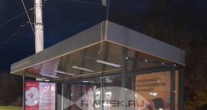 В Рыбинске устанавливают новые остановочные павильоны