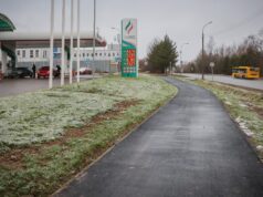 В Мариевке обновили более километра тротуаров