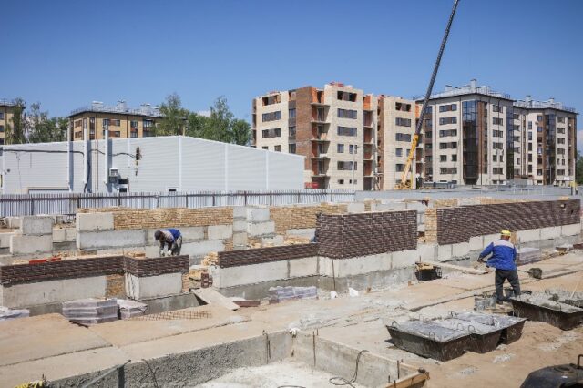 В Рыбинске встало строительство дома под расселение