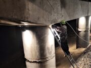 В Рыбинске архитектурной подсветкой украшают мосты