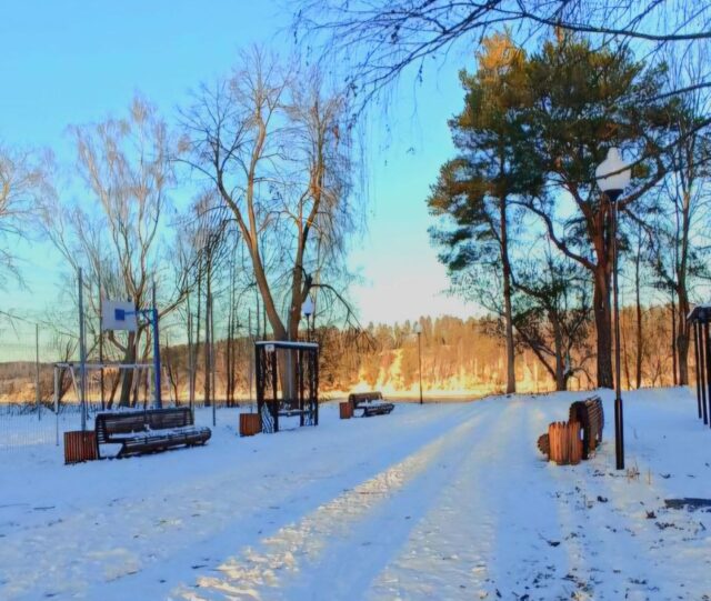 В поселке Песочное завершилось большое благоустройство