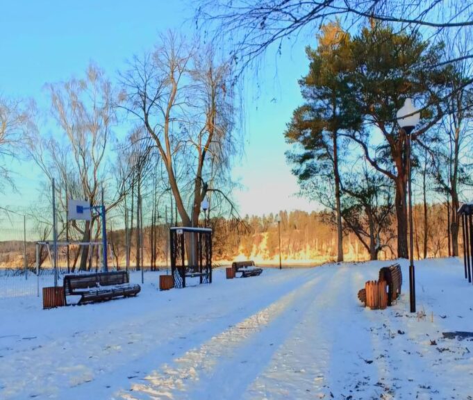 В поселке Песочное завершилось большое благоустройство