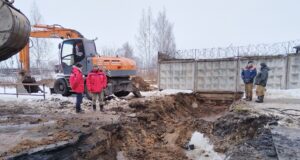«Рыбинская генерация» повредила водопровод в Переборах