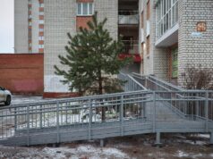 В Рыбинске четыре многоквартирных дома оборудовали пандусами