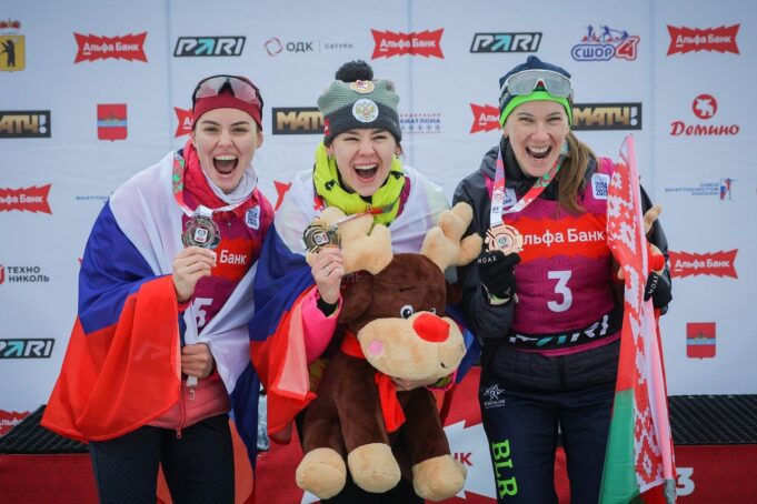 Анастасия Халили и Антон Смольский — лидеры в гонках преследования на Кубке Содружества