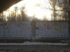 В Ярославле неизвестные осквернили стены Воинского мемориального кладбища
