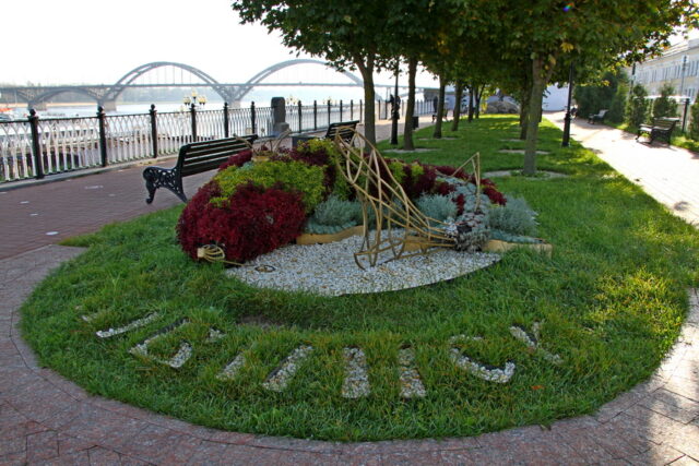 Цветочные композиции «Рыба на волне» и «Царь-Рыба» украсят тысячами растений