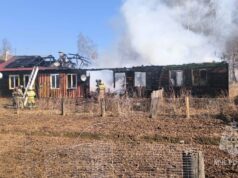 В поселке Песочное в результате пожара погиб мужчина