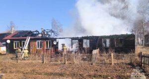 В поселке Песочное в результате пожара погиб мужчина