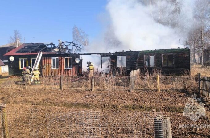 В поселке Песочное в результате пожара погиб мужчина