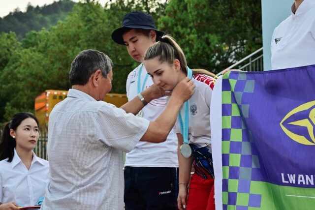 Екатерина Румянцева завоевала серебро на Китайско-Российских соревнованиях