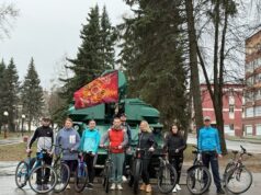 Сотрудники СИЗО-2 совершили велопробег в честь празднования 80-летней годовщины Победы в Великой Отечественной войне