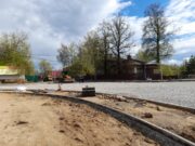 Круговой перекресток за Волгой начинают асфальтировать