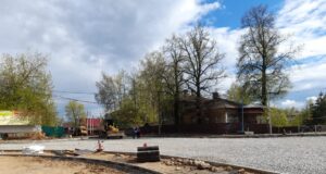 Круговой перекресток за Волгой начинают асфальтировать