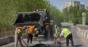 В Рыбинске приступили к ямочному ремонту дорог